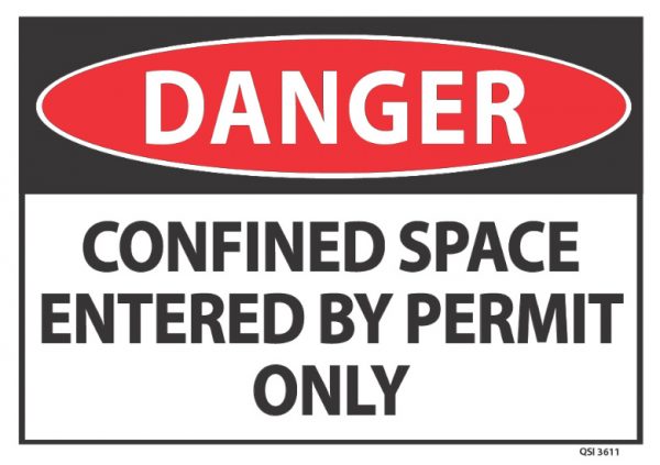 Danger Confined Space - Industrial Signs