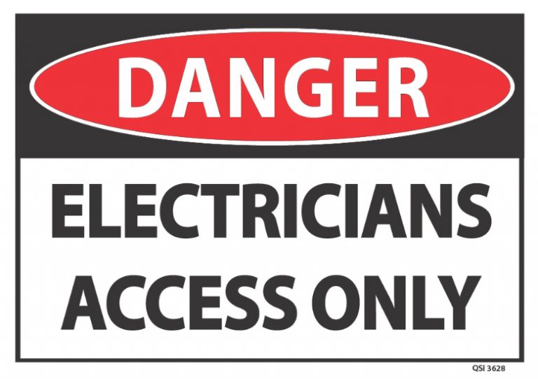 Danger Electricians Access - Industrial Signs