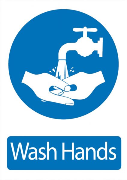 Wash Hands - Industrial Signs