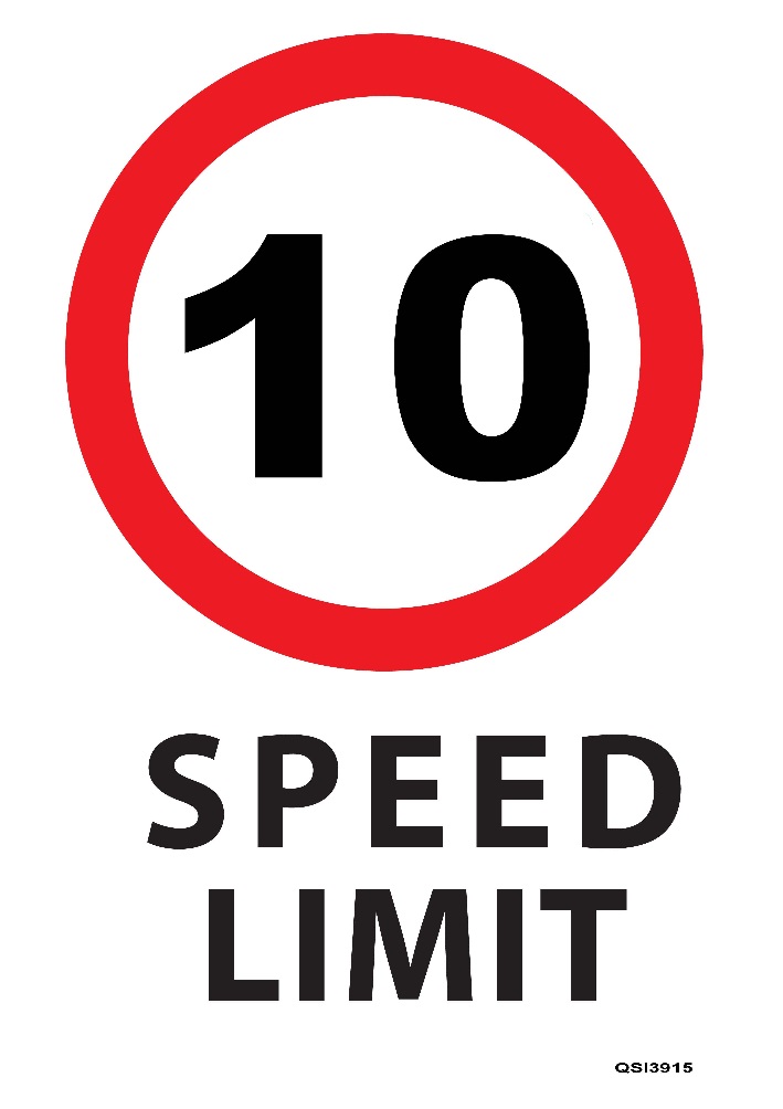 fire home for kit safety Signs  Limit Sign Industrial Speed 10KMPH